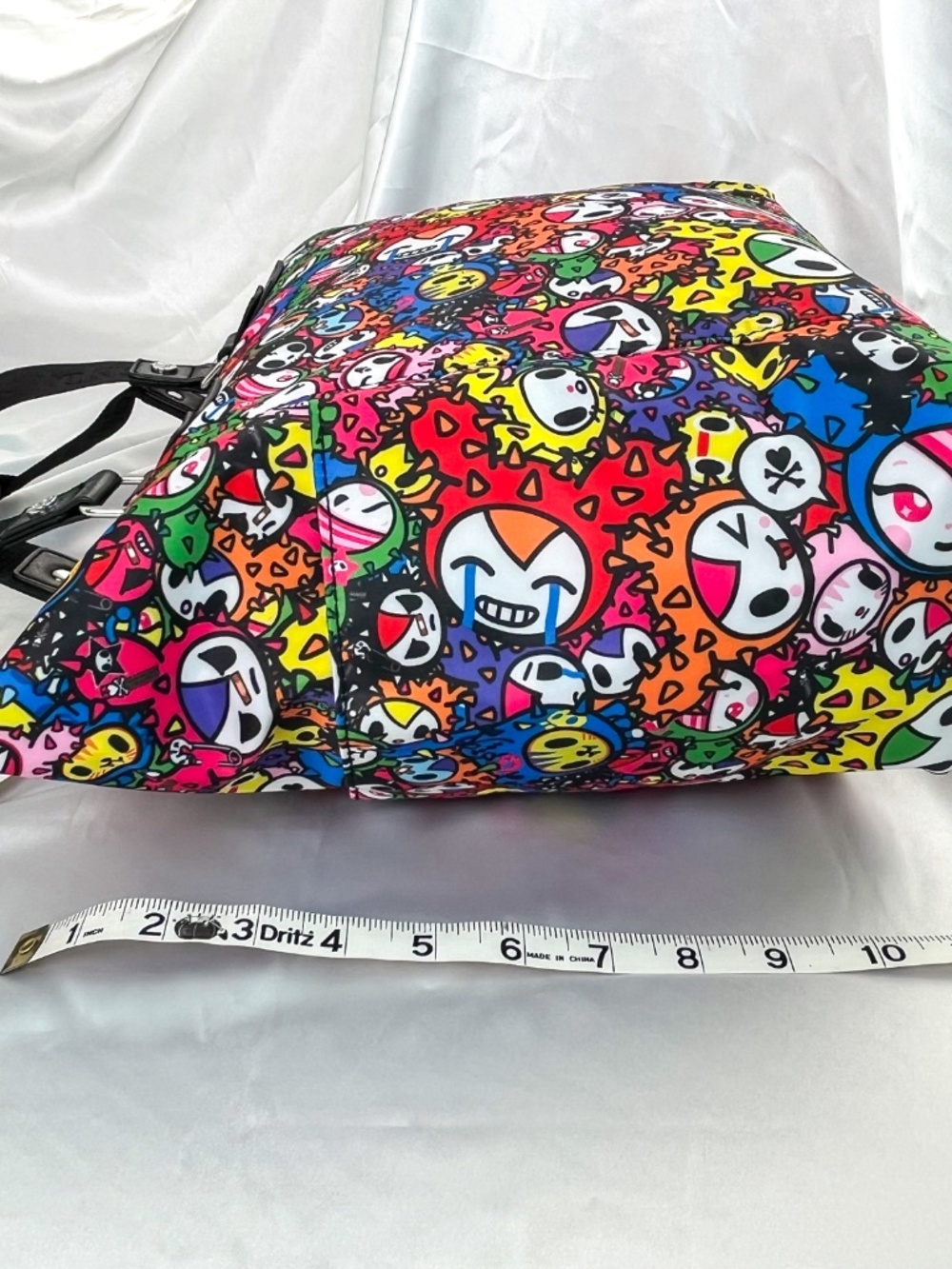 Tokidoki Cactus Friends Zipper Tote Shoulder Bag Purse Vintage Sandy Rainbow New - Picture 5 of 14